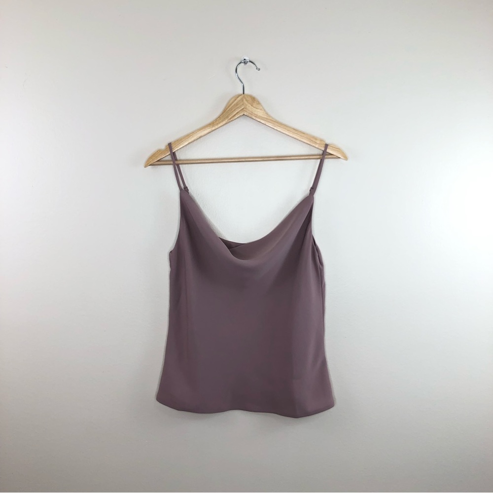 Babaton Shadow Mauve Cowl Neck Camisole Size small